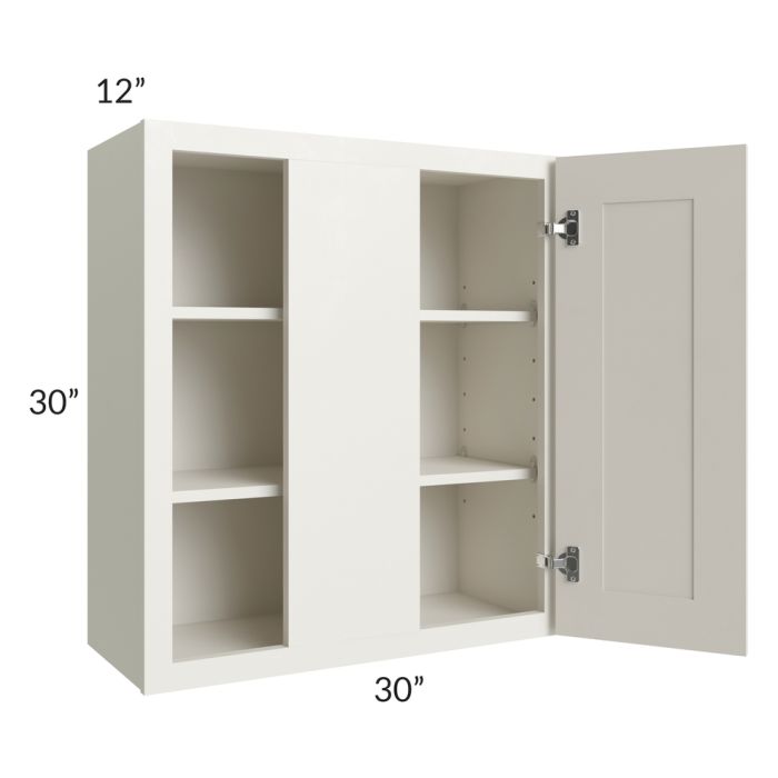 Providence Cream Glaze 30" Blind Wall Cabinet