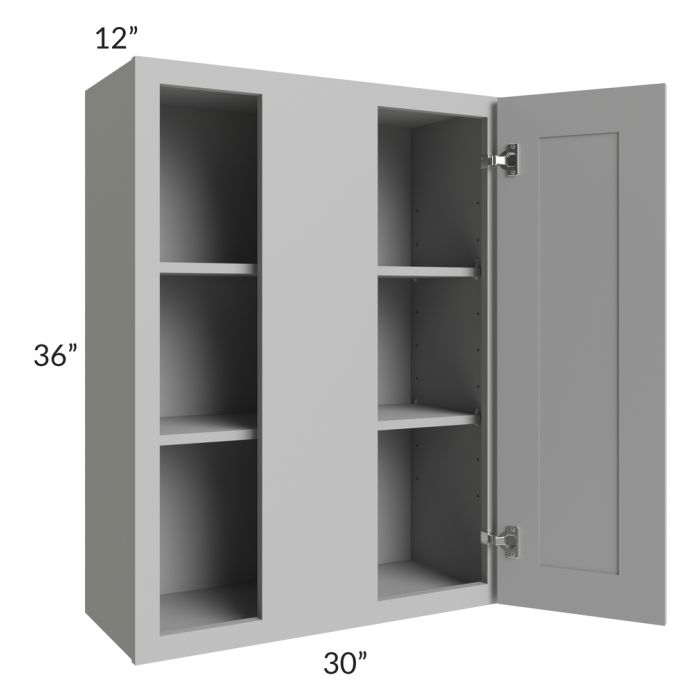 Dove Grey Shaker 30" Blind Wall Cabinet