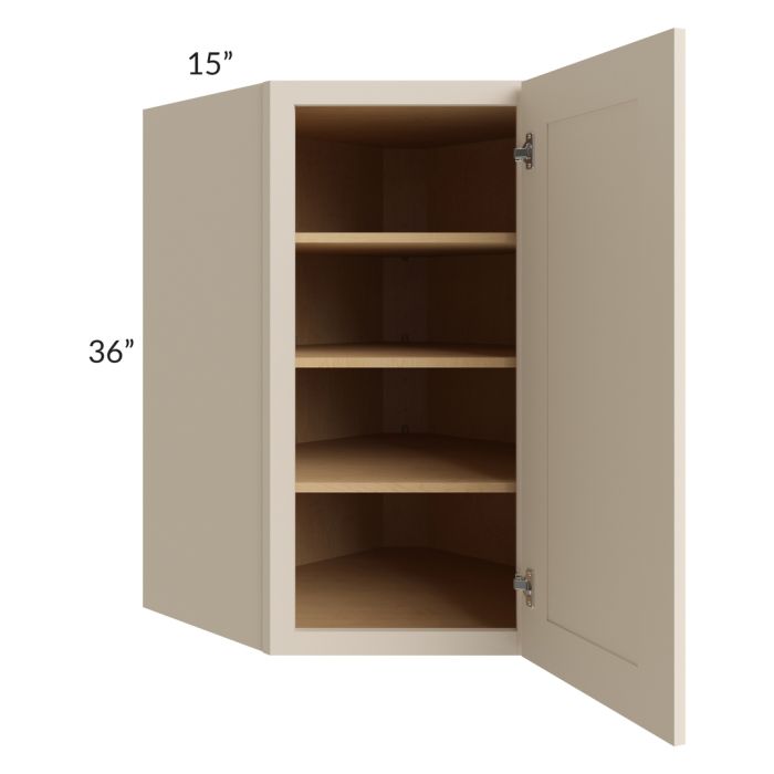 27x36 Diagonal Corner Wall Cabinet