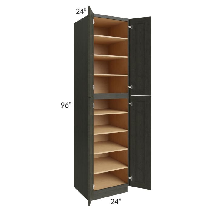 Charlotte Dark Grey 24x96 Wall Pantry
