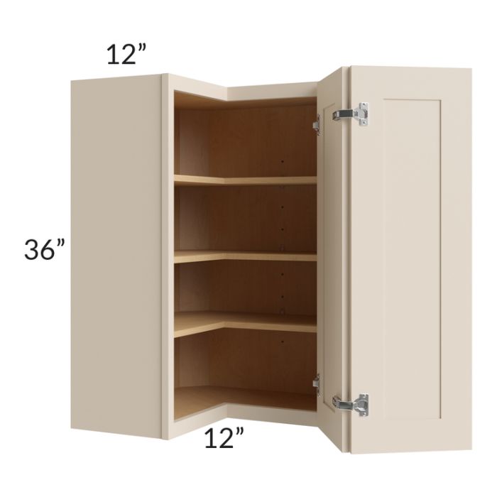 24x36 Square Corner Wall Cabinet