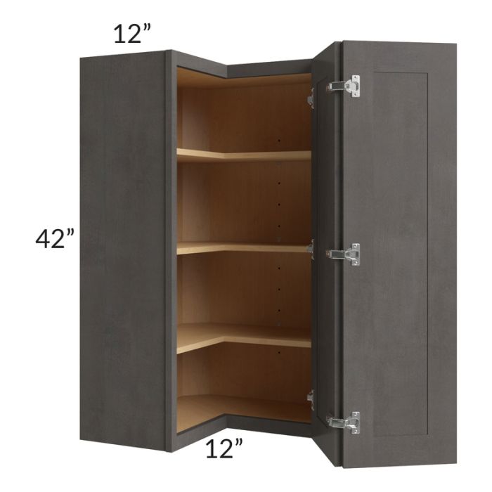 24x42 Square Corner Wall Cabinet