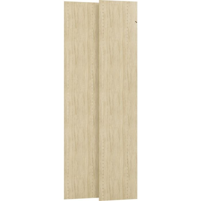 Vertical 72 Inch Panels for Added Closet Organization and Storage Solutions Compatible with Easy Track Closet Systems