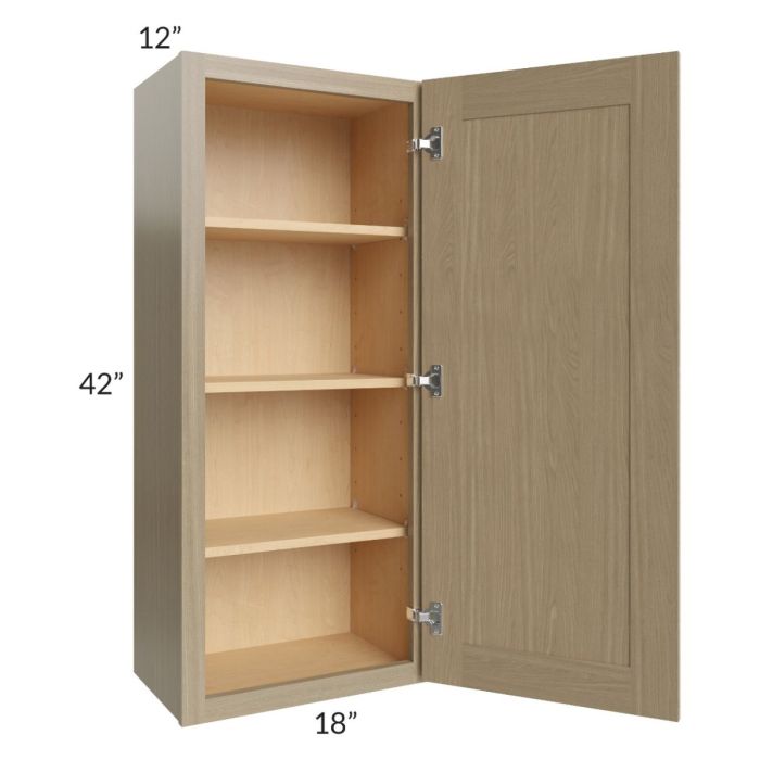 Royal Natural Shaker 18x42 Wall Cabinet