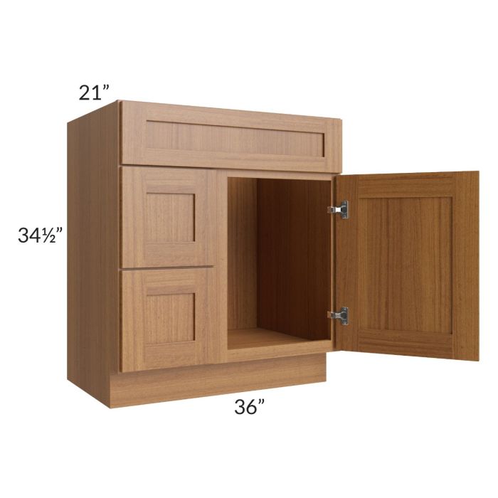 Artisan Walnut Shaker 30" Bathroom Vanity