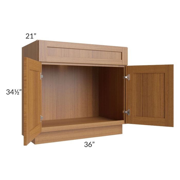 Artisan Walnut Shaker 36" Bathroom Vanity 1