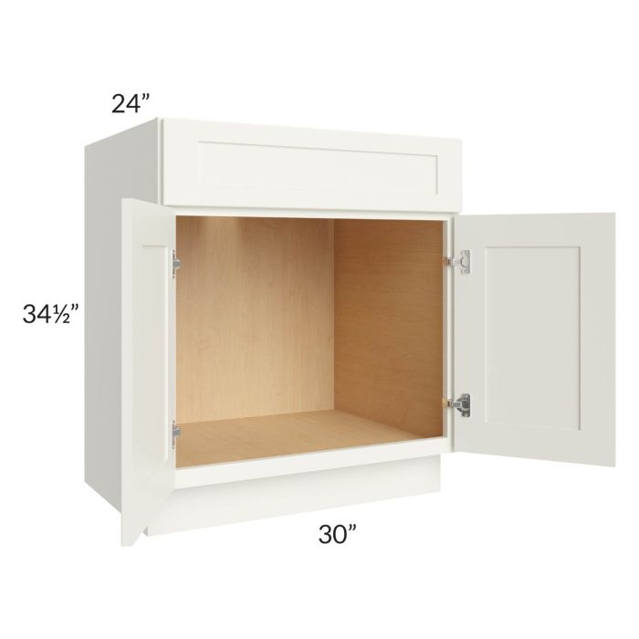 Linen Shaker 30" Sink Base Cabinet (1 drawer front)