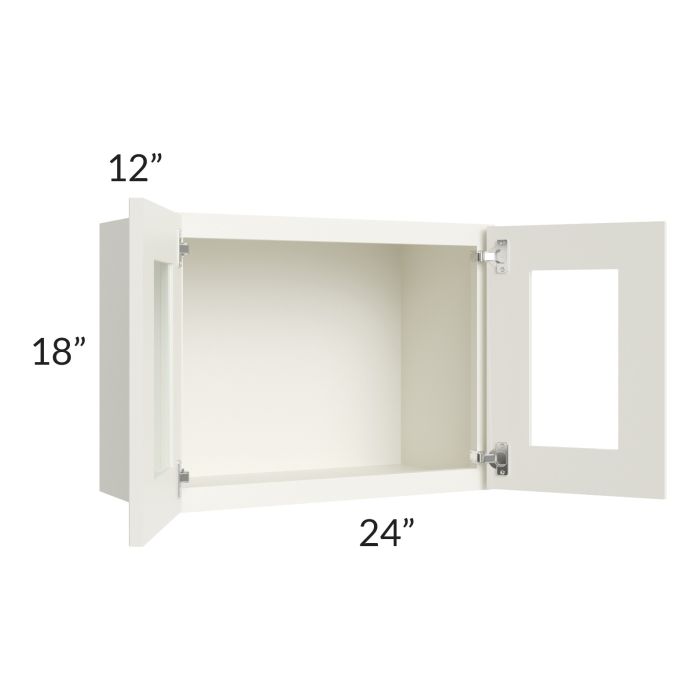 Linen Shaker 24x18 Decorative Wall Cabinet