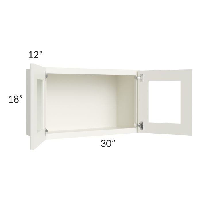 Linen Shaker 30x18 Decorative Wall Cabinet