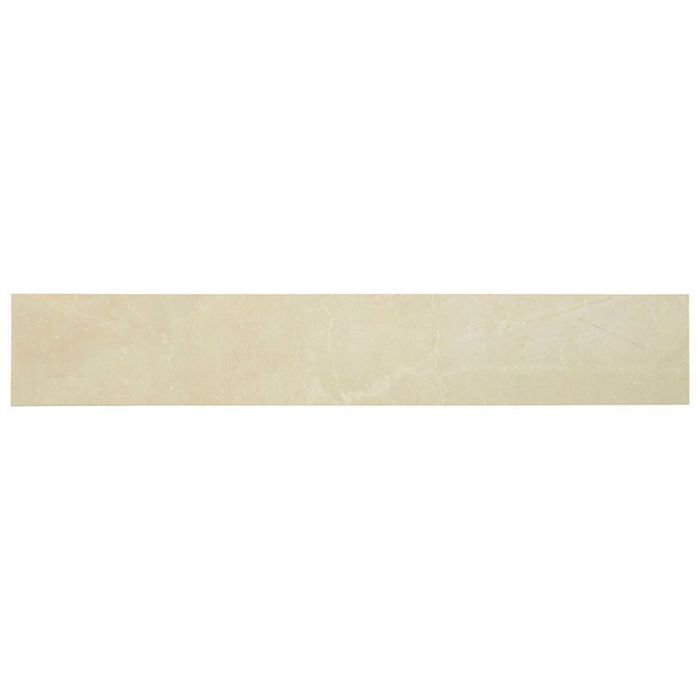 Sande Cream 3" x 18" Matte Bull Nose Porcelain Tile