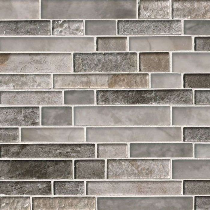 Savoy Interlocking Pattern 8mm Glass Tile