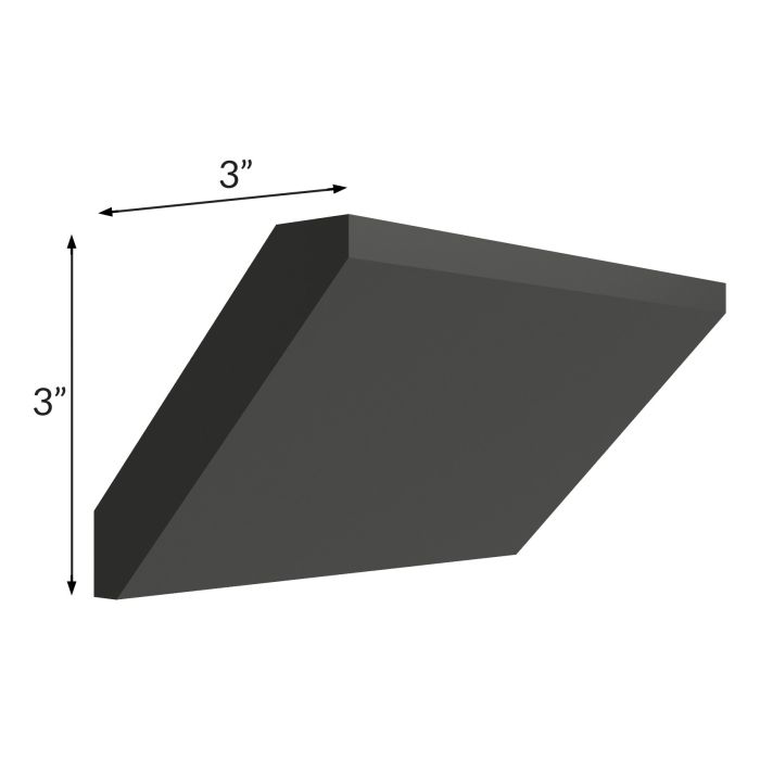 Madison Black Shaker Large Angle Crown Molding