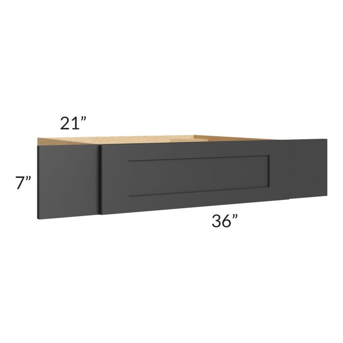 Madison Black Shaker 36" Vanity Knee Drawer (trimmable)