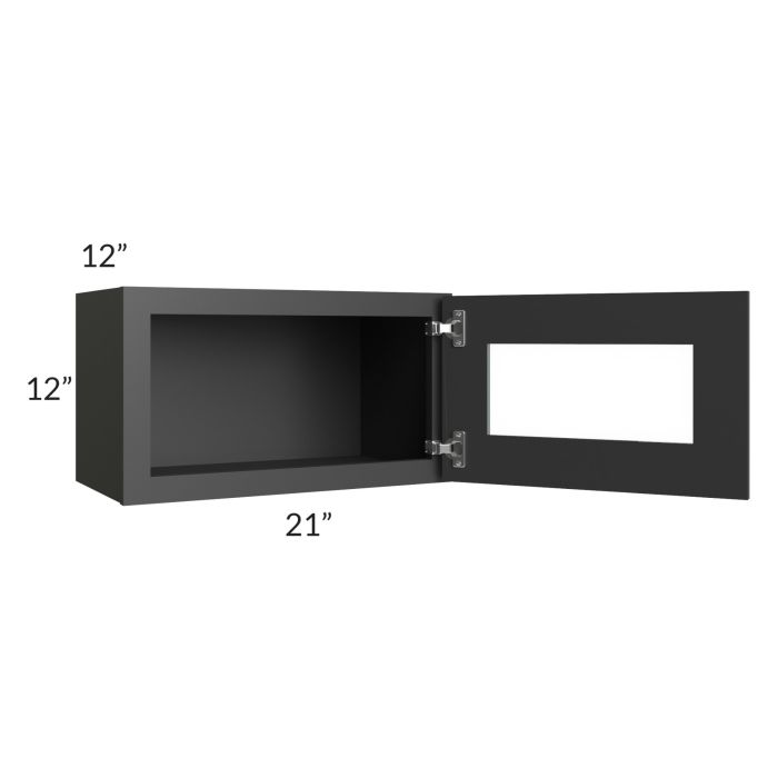 Madison Black Shaker 21x12 Decorative Wall Cabinet