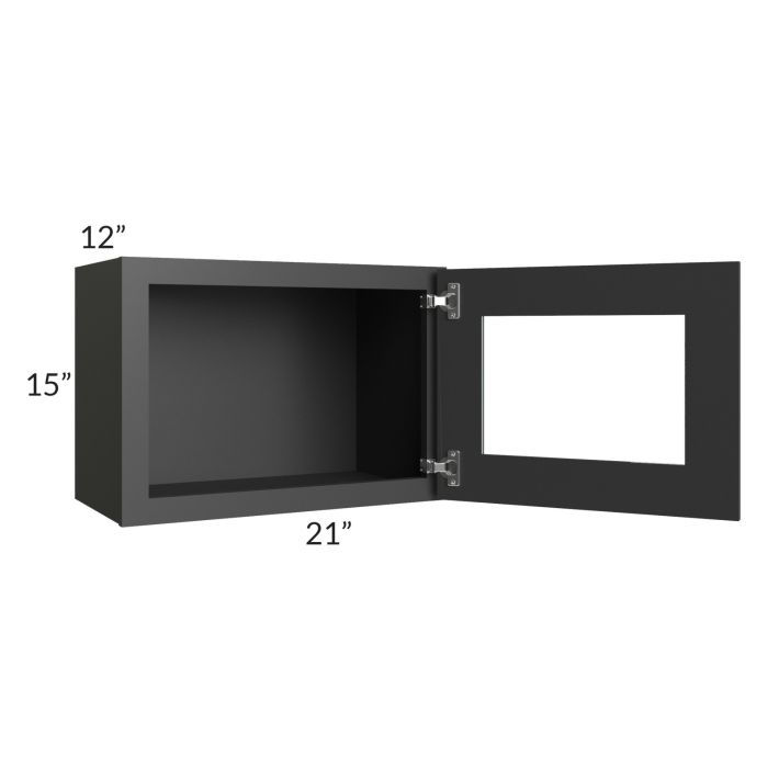 Madison Black Shaker 21x15 Decorative Wall Cabinet