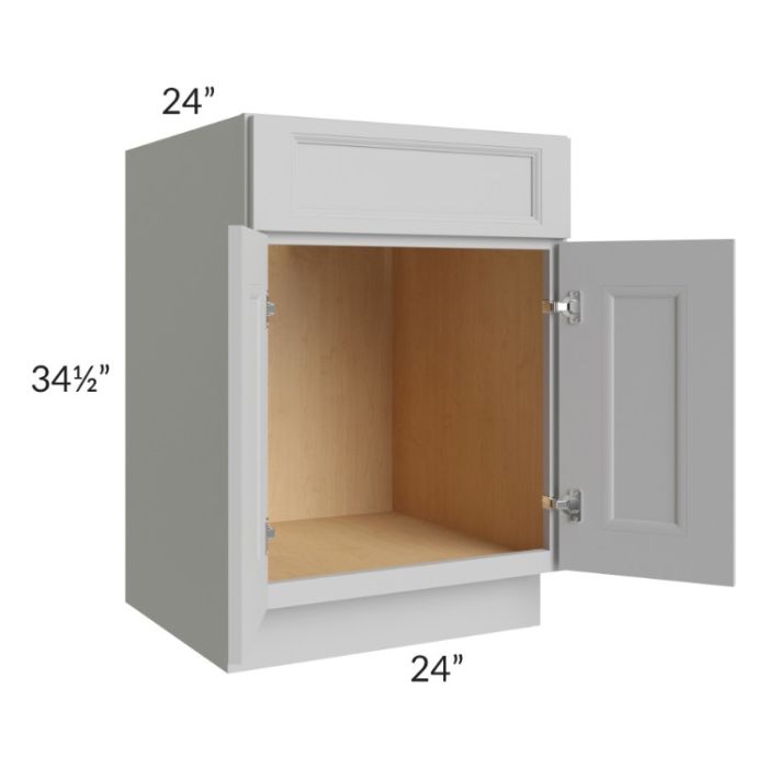 Tuscan Painted Grey 24" Sink Base Cabinet