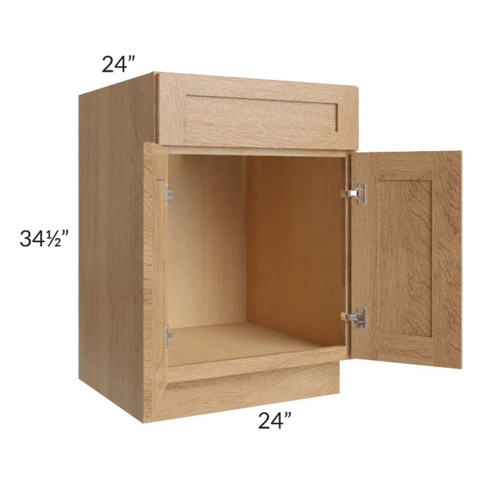 Midtown Timber Shaker 24" Sink Base Cabinet