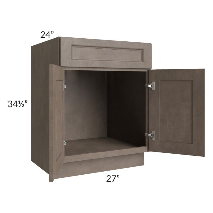Providence Natural Grey 27" Sink Base Cabinet