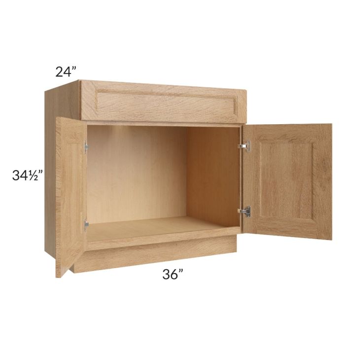 Tuscan Timber 36" Sink Base Cabinet