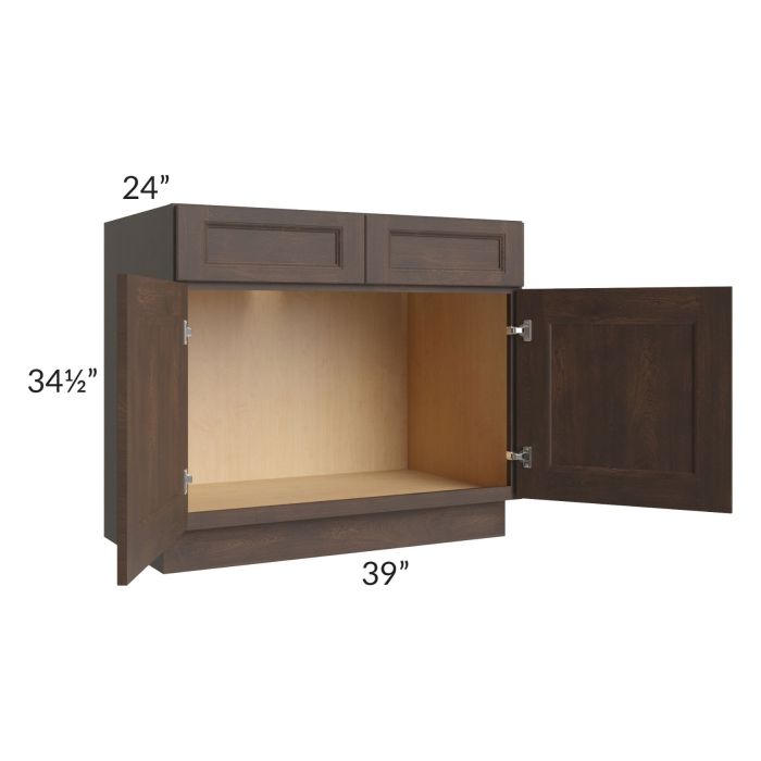 Tuscan Kona Brown 39" Sink Base Cabinet