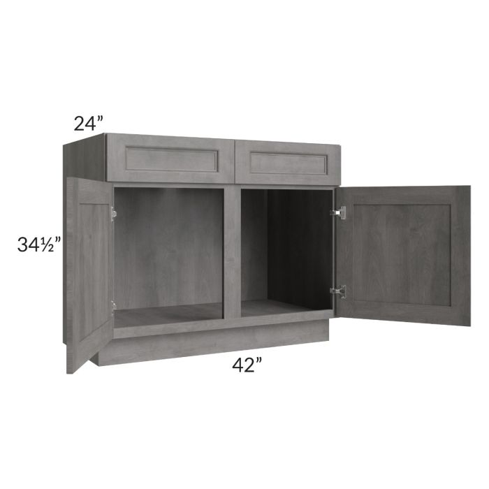 Providence Slate Grey 42" Sink Base Cabinet