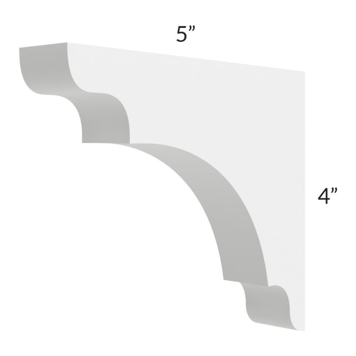 Bayville White Traditional Simple Corbel