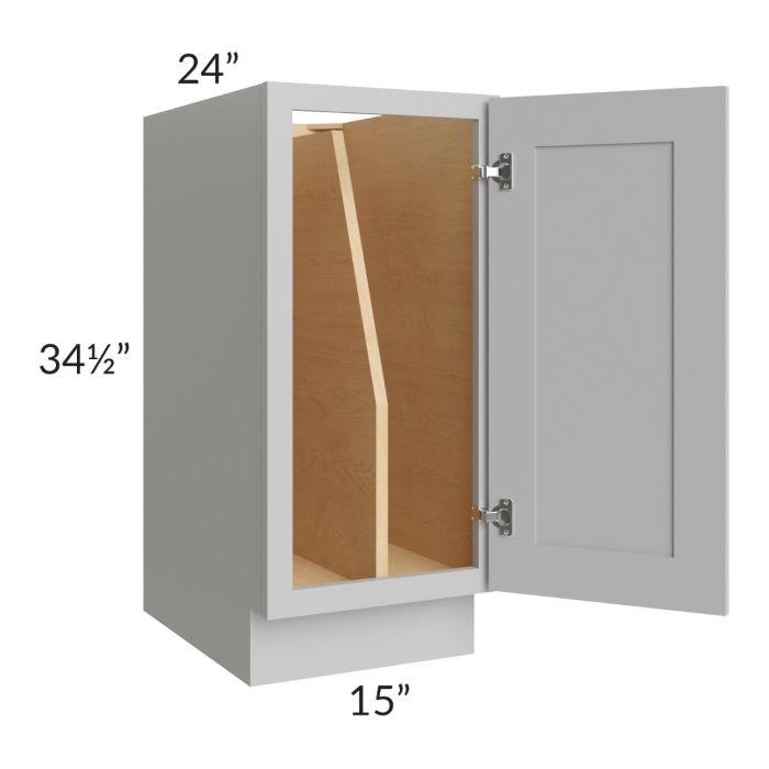Stone Shaker 15" Full Height Door Tray Divider Base Cabinet