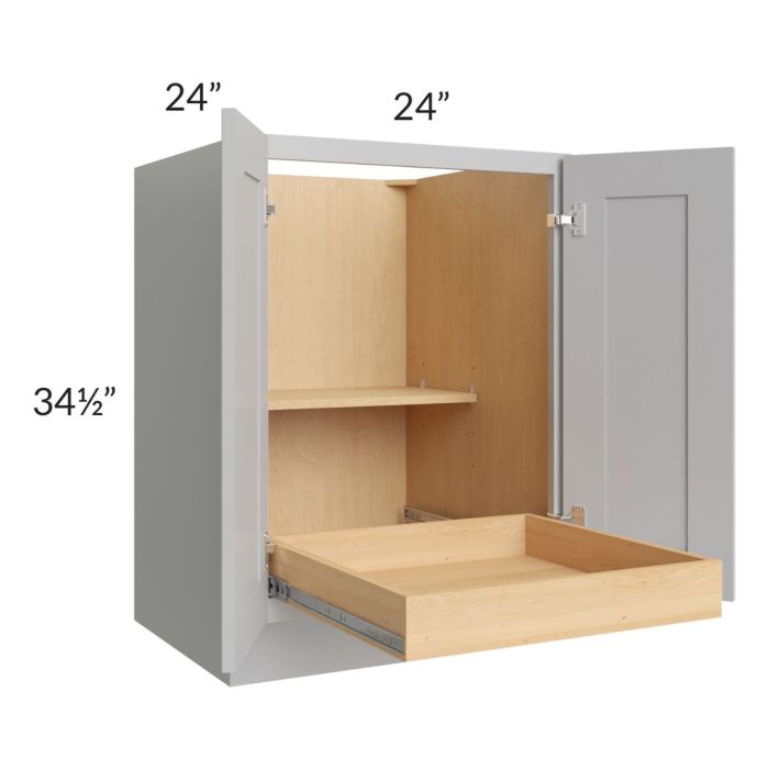 Stone Shaker 24" Full Height Base Cabinet with 1 Rollout Tray