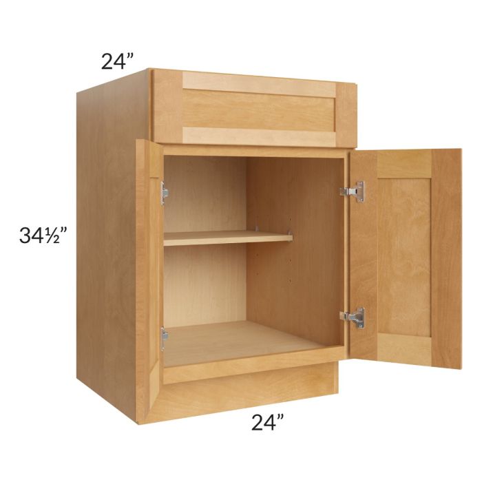 Madison Honey Shaker 24" Base Cabinet