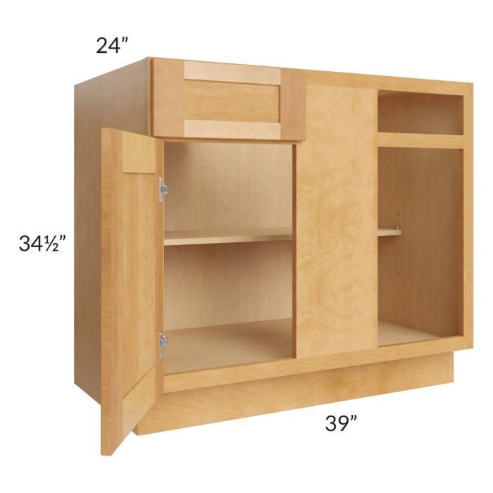 Madison Honey Shaker 42" Blind Base Cabinet
