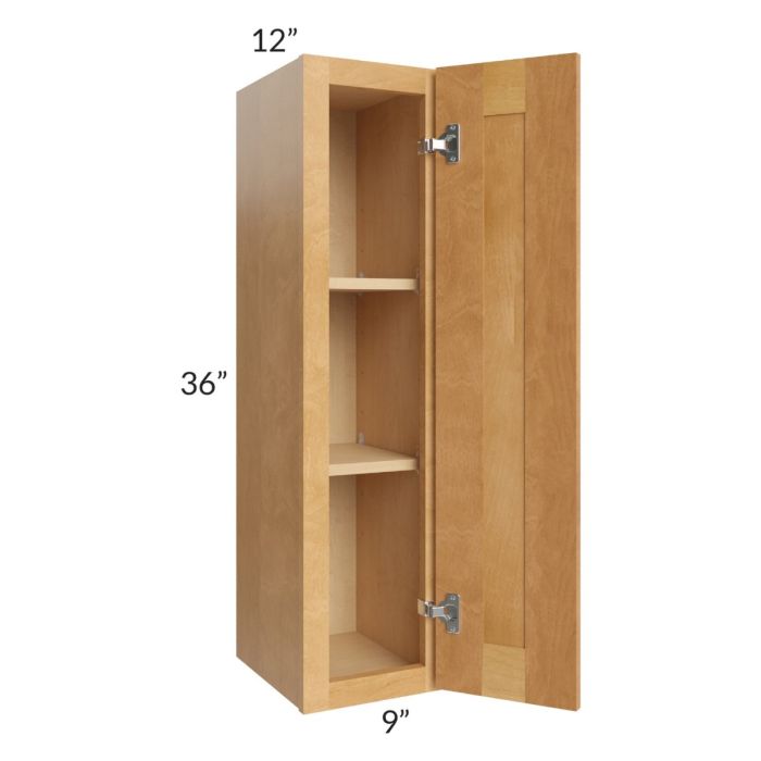 Madison Honey Shaker 09x36 Wall Cabinet
