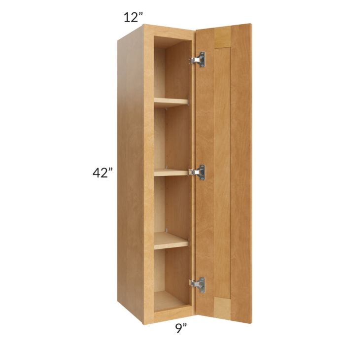 Madison Honey Shaker 09x42 Wall Cabinet