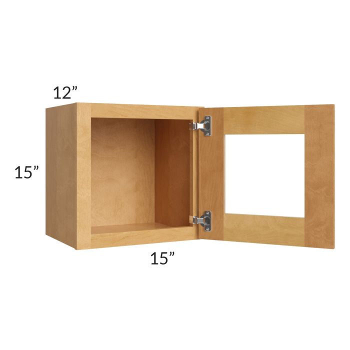 Madison Honey Shaker 15x15 Decorative Wall Cabinet