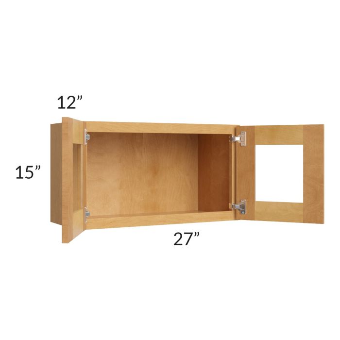 Madison Honey Shaker 27x15 Decorative Wall Cabinet