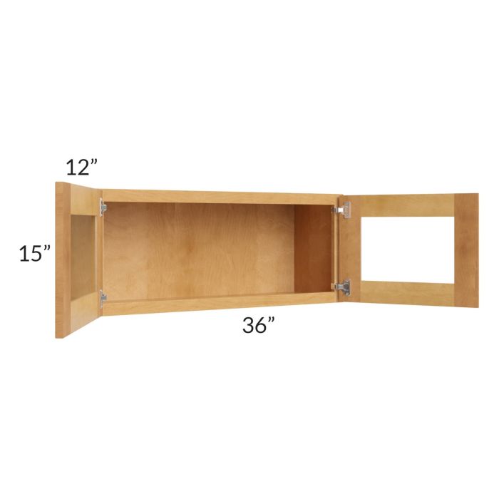 Madison Honey Shaker 36x15 Decorative Wall Cabinet