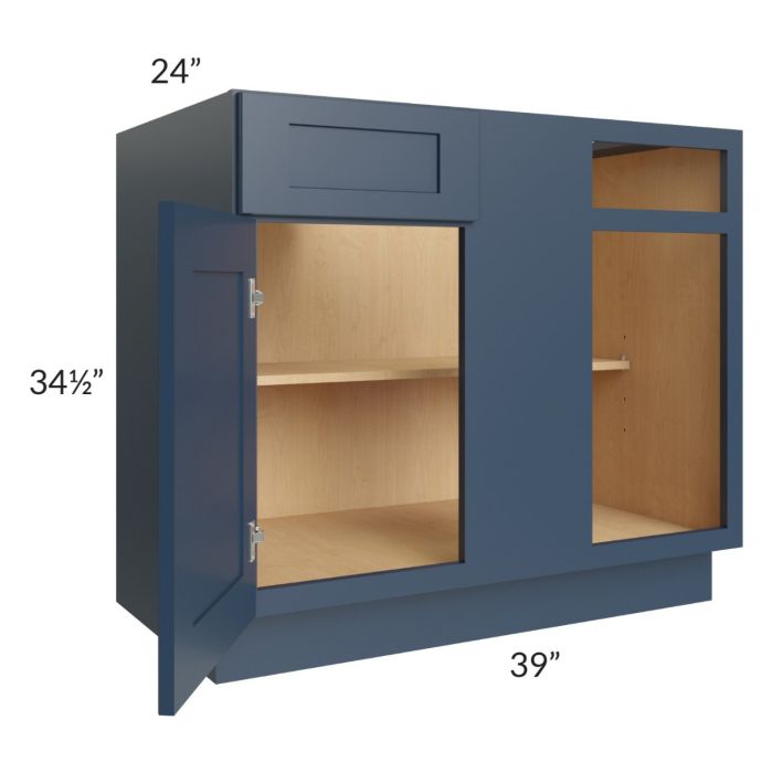 Madison Navy Shaker 42" Blind Base Cabinet