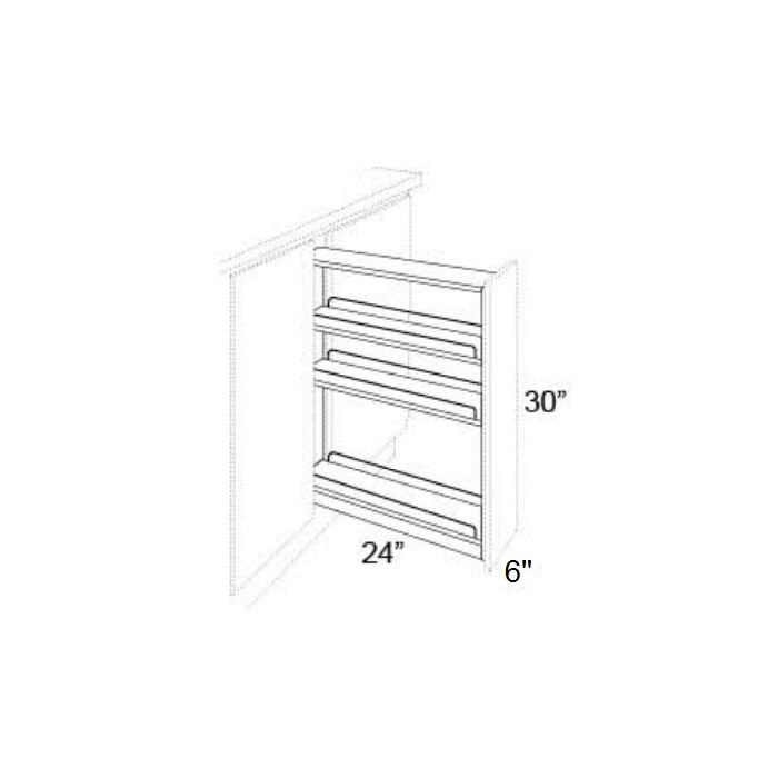 Vienna 6" Spice Pull Out (Filler Not Included)