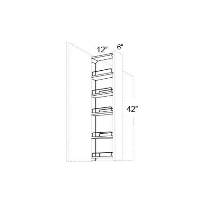 Vienna 6x42 Wall Spice Pull Out