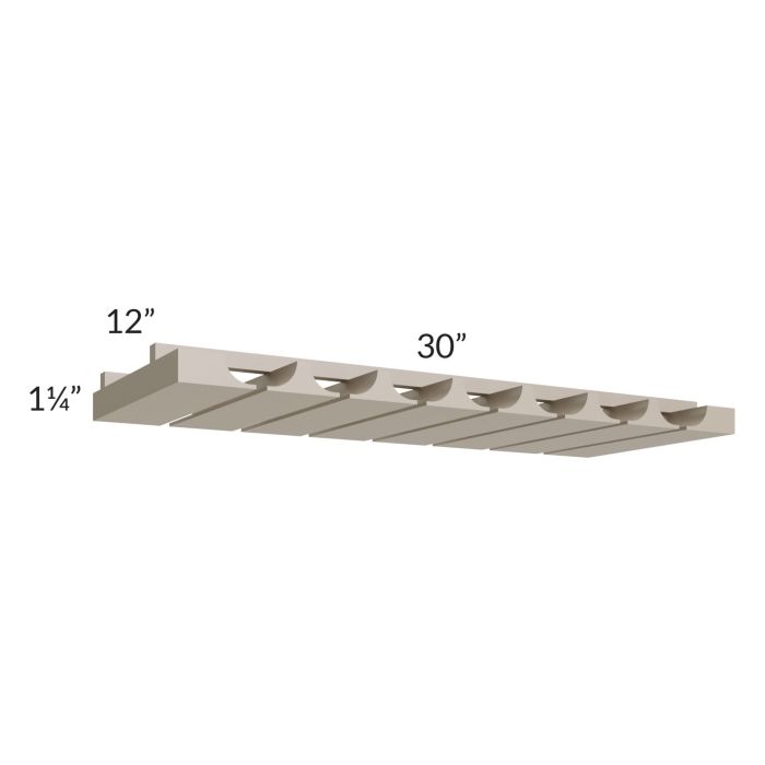 Tuscan Oyster 30" Stemware Rack