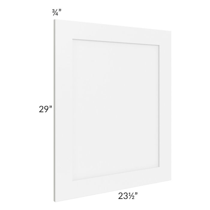 Brilliant White Shaker Base Decorative End Panel