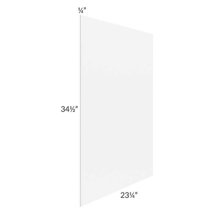 Brilliant White Shaker Base Veneered Skin Panel