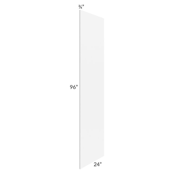 Brilliant White Shaker 24x96 Finished Panel (3/4" Thick)