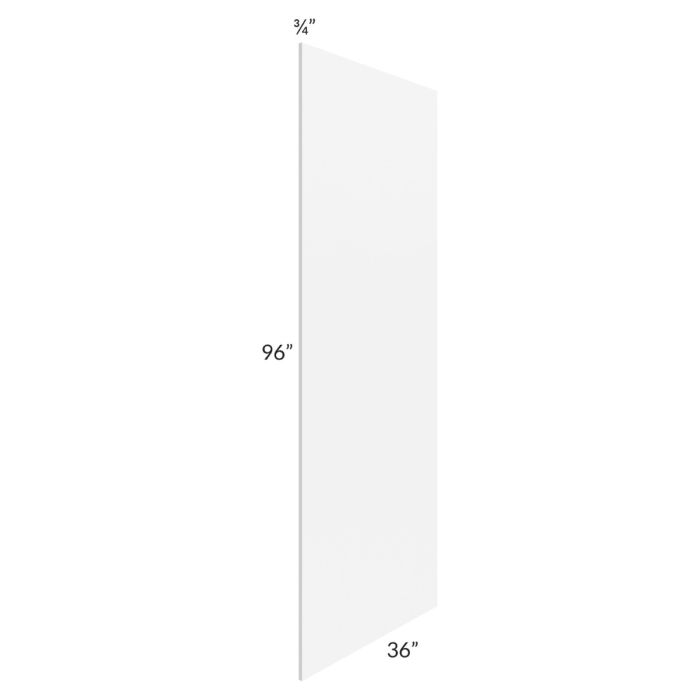 Brilliant White Shaker 36x96 Finished Panel (3/4" Thick)