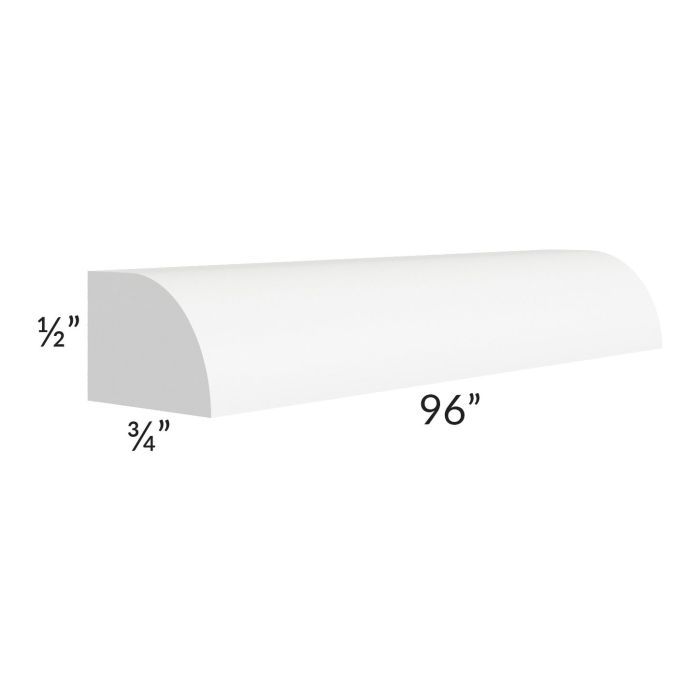 Brilliant White Shaker 96" Shoe Molding