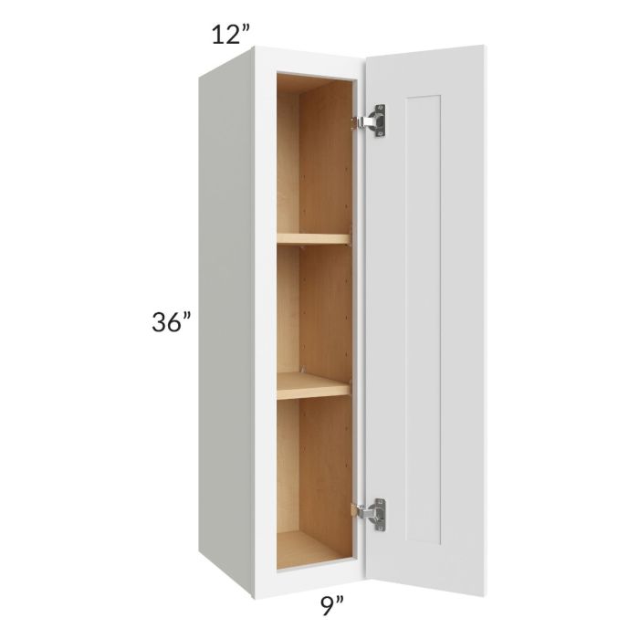 Brilliant White Shaker 09x36 Wall Cabinet