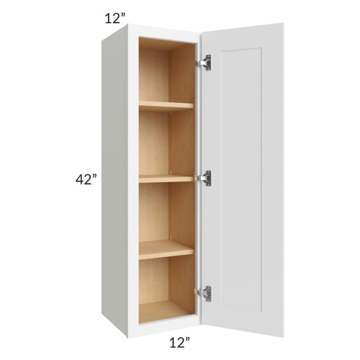 Brilliant White Shaker 12x42 Wall Cabinet