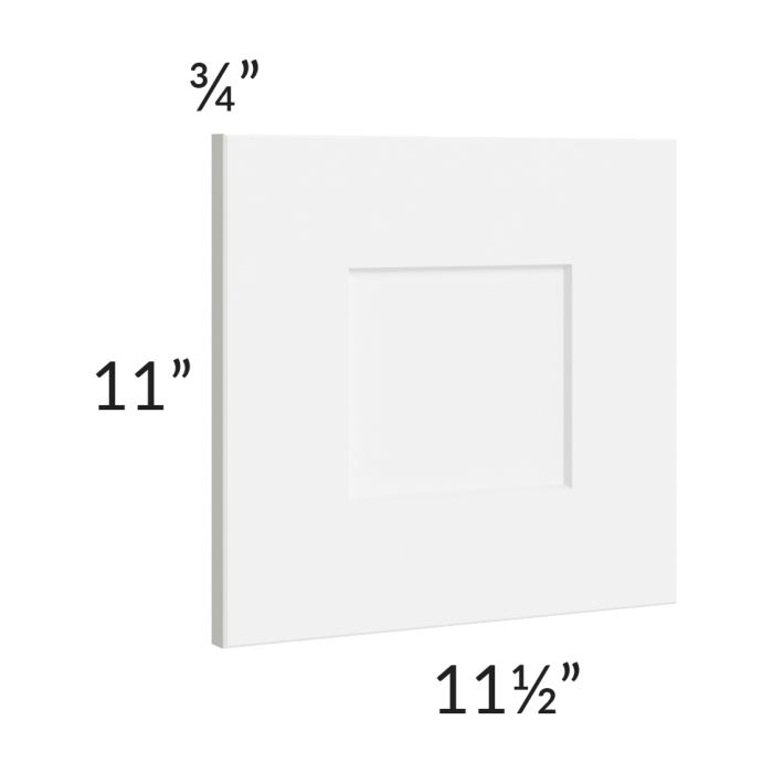 Brilliant White Shaker 12x12 Wall Decorative Door 