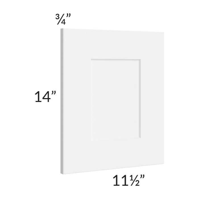 Brilliant White Shaker 12x15 Wall Decorative Door