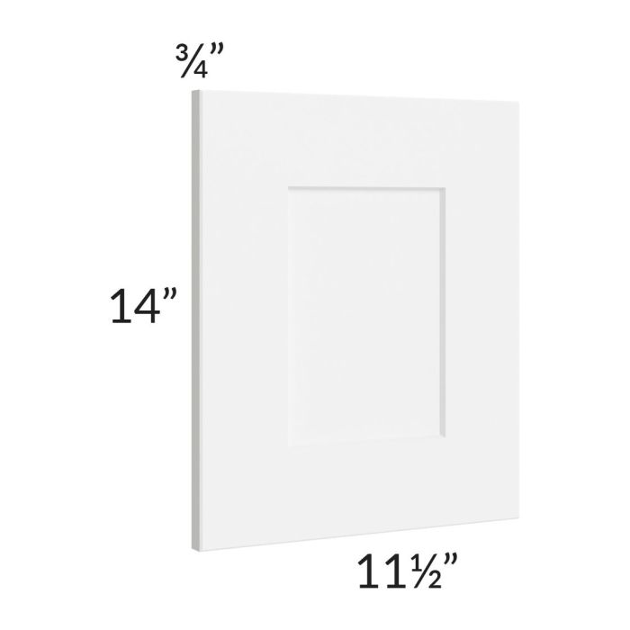Brilliant White Shaker 12x15 Wall Decorative Door