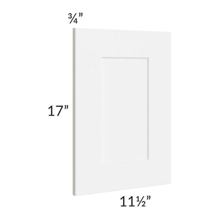 Brilliant White Shaker 12x18 Wall Decorative Door